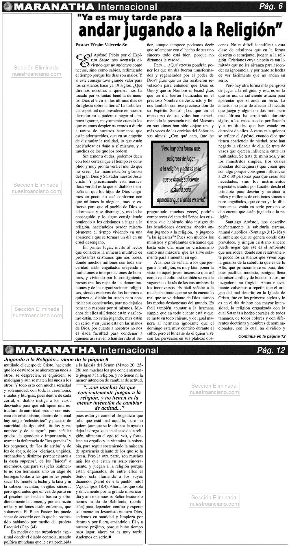 77Ya es muy tarde para andar Jugando a la Religión.jpg